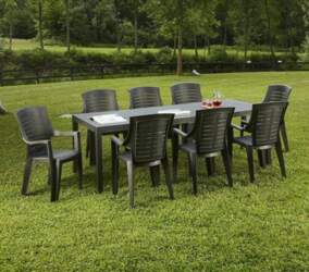 Dmora - Susa Garden Table, Rectangular