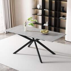 DRIXNO Extendable Dining Table, Automatic Extending
