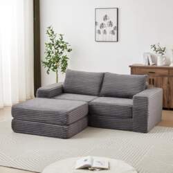 DRIXNO Foldable Sofa Bed, Two-in-One Sofa