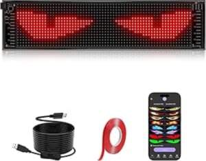 Elastīgs LED tablo, 59 x 12
