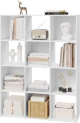 ESituro Bookcase with 12 Compartments, Cube