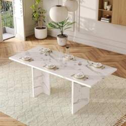 Extendable Dining Table, 140/180 x 80