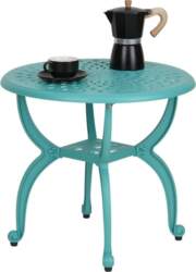 Fang Side Table (Round, Blue) ANEB0BCFNK14FT