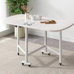 Farmhouse Extendable Folding Dining Table on