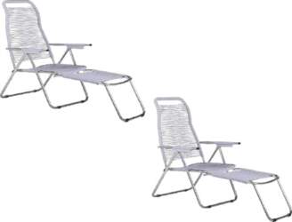 Fiam 084GR Spaghetti Deckchairs Set of