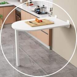 Floating Wall Table Foldable Wooden Dining