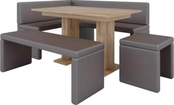 FURNISTAR Akiko Corner Bench with Table