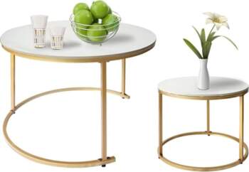 G-LEAF Set of 2 Round Side