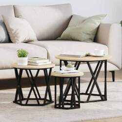 Gecheer Nesting Side Table 3 Pieces