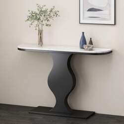 Glamorous Console Table, Narrow, High Side