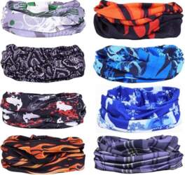 GOTRUST Pack of 8 Printed Bandanas