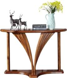 Hallway Table Half Moon Console Table