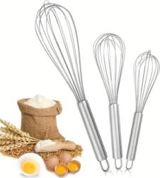 Hand-Schneebesen, Ei oder Kuchen besser, Schneebesen