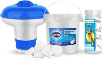 Hlora tabletes peldbaseinam, 220 g, ar