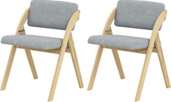 HOMASIS Set of 2 Folding Chairs