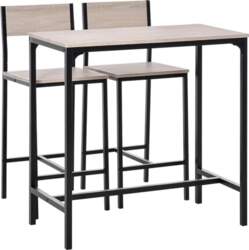 HOMCOM Bar Table Set, Bar Table
