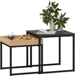 HOMCOM Coffee Table, Set of 2