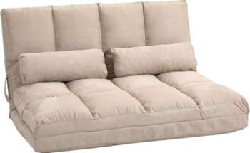 HOMCOM Floor Chair with Reclining Function