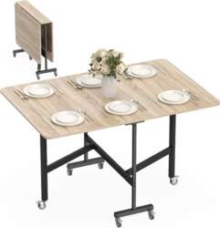 HOMCOM Folding Dining Table, Kitchen Table