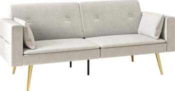 HOMCOM Sofa Bed, Sofa Bed with