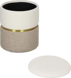 HOMCOM Stool with Storage Space Stool