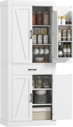 HOMCOM Tall Kitchen Sideboard 183.5