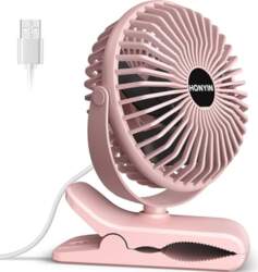 HONYIN mini USB klipsa ventilators, 5"