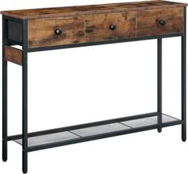HOOBRO Slim Console Table with 3