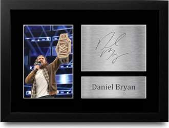 HWC Trading Daniel Bryan A4 Framed