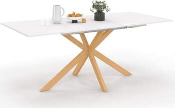 IDMarket Alix Extendable Rectangular Dining Table