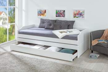 Inter Link Functional Bed, Solid Pine