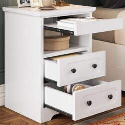 IRONCK Bedside Table, Modern Bedside Table