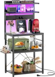 ISunirm Baker`s Rack with Socket, Microwave