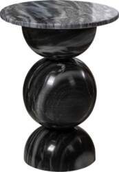 JONATHAN Y Aura Side Table, Marble