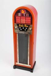 Jukebox Designer Cupboard Retro Orange /