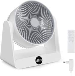 Kluss ventilators ar tālvadības pulti, galda