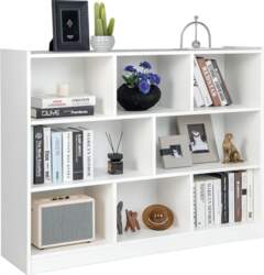 KOMFOTTEU Open Bookcase, Bookcase, 3 Levels