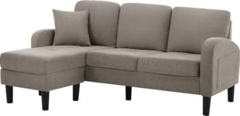 L-Shaped Corner Sofa with Chaise Longue
