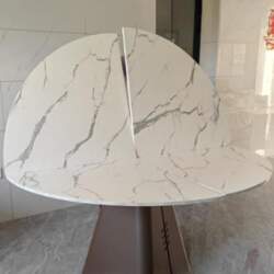 Large Round Folding Table with Top