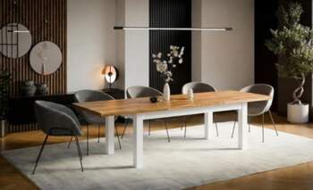 Leonardo Extendable Dining Table 100-300 cm