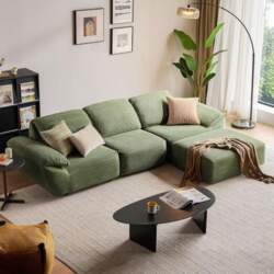 LINSY HOME Corner Sofa with Sleep