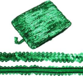 M METERXITY 1-Pack Elastīgā Sequin robežas