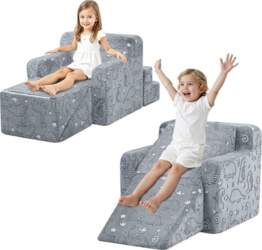 MeMoreCool Modular Children`s Sofa with Slide