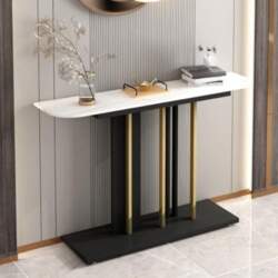 Modern Console Sofa Table, Sleek Design