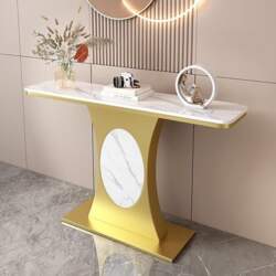 Modern Console Table Narrow Long Sofa