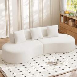 Modern Curved Modular Sectional Corner Sofa