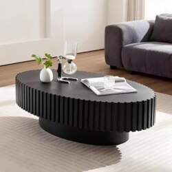 Modern Oval Side Table 110 cm