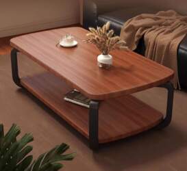 Modern Rectangular Coffee Table, Small Coffee