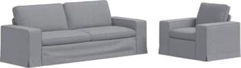 Modern Sofa Set & couchgarnitur Hellgrau