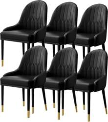 Modern Upholstered Kitchen Dining Set 6